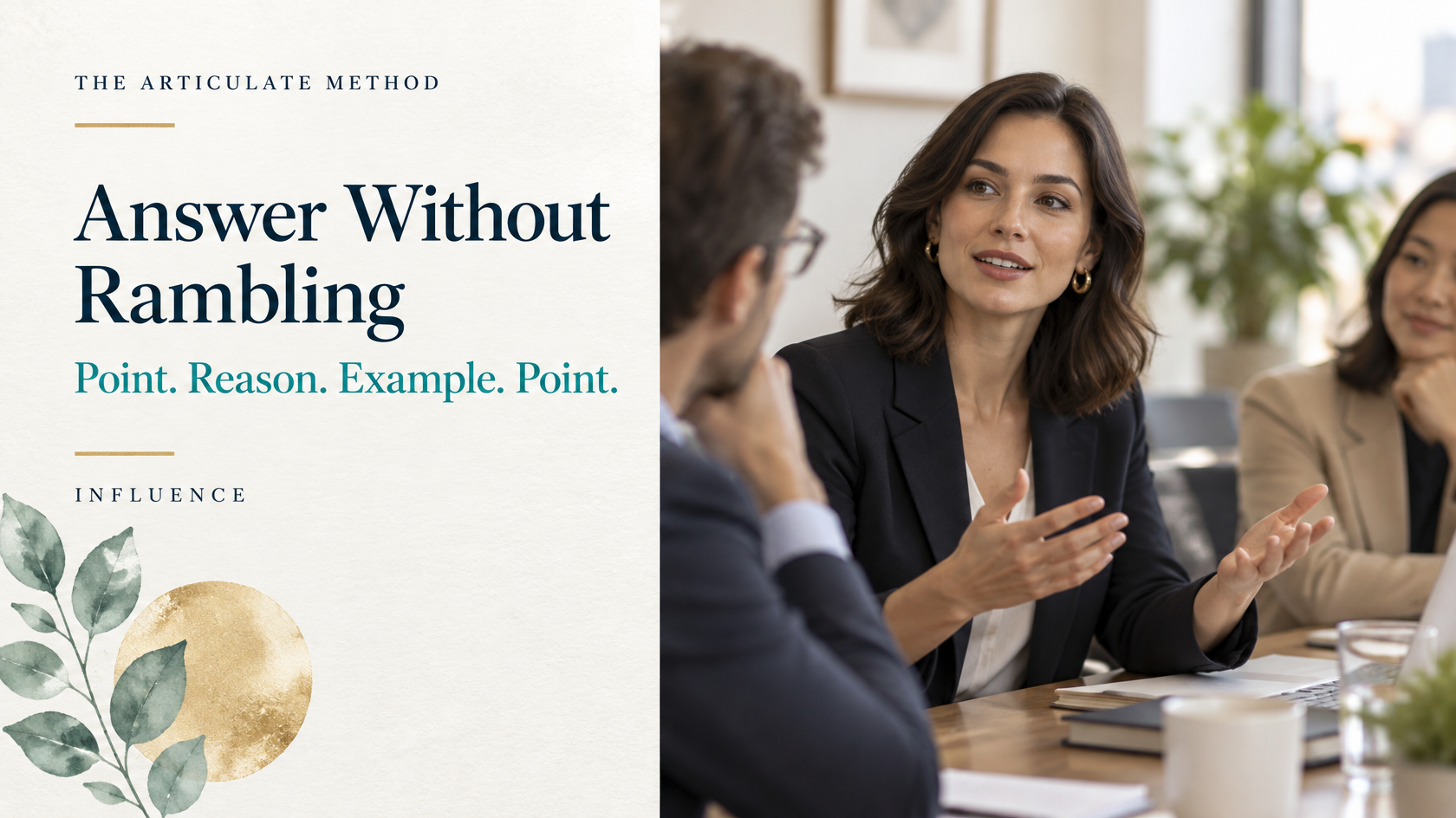 How to Answer Without Rambling Under Pressure: The PREP Method